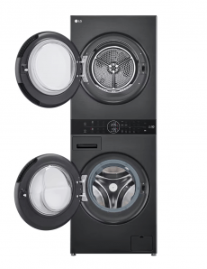 غسالة مع نشافة ال جي 12/10 كيلو ستانلس داكن WT-B12103WD