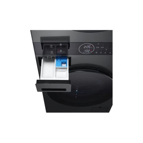 غسالة مع نشافة ال جي 12/10 كيلو ستانلس داكن WT-B12103WD