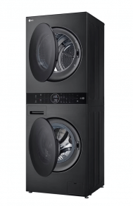 غسالة مع نشافة ال جي 12/10 كيلو ستانلس داكن WT-B12103WD
