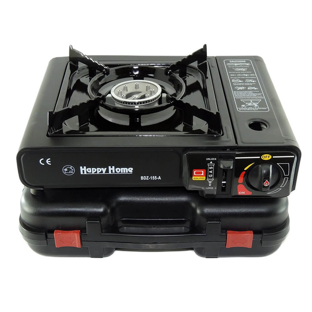 طباخ غاز متنقل توزك مع شنطة 227 مم اسود BDZ-155-A