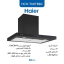 شفاط هاير مع مدخنة 60 سم ستانلس اسود HCH-T60TBBC