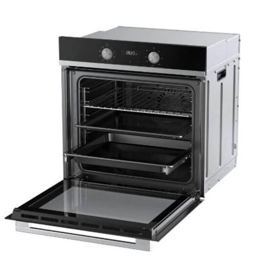 فرن هاير بلت ان 60 سم زجاج اسود HOQ-K2ANN3BX/SA