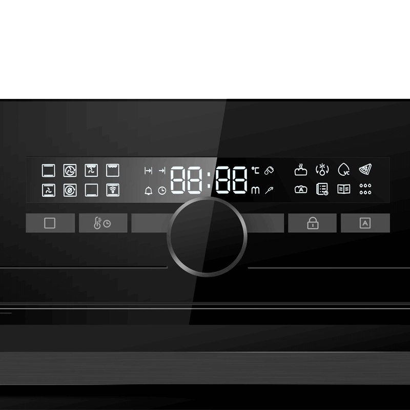 فرن هاير بلت ان 60 سم زجاج اسود HOQ-F6QSP4GB/SA