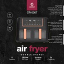 مقلى هوائي كرست 9 لتر ديجتال CR-5057 (AF-40D06)