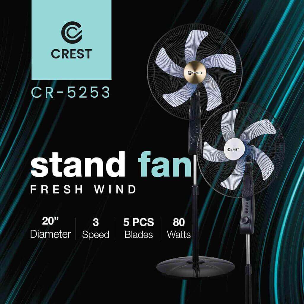 مروحة كرست 20 أنش 3 سرعات CR-5253