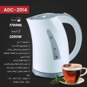 ابريق كهربائي اي دي سي 1.7 لتر بلاستيك ابيض و سكني 2014
