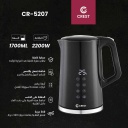 ابريق كهربائي كرست 1.7 لتر ديجتال اسود/فضي CR-5207