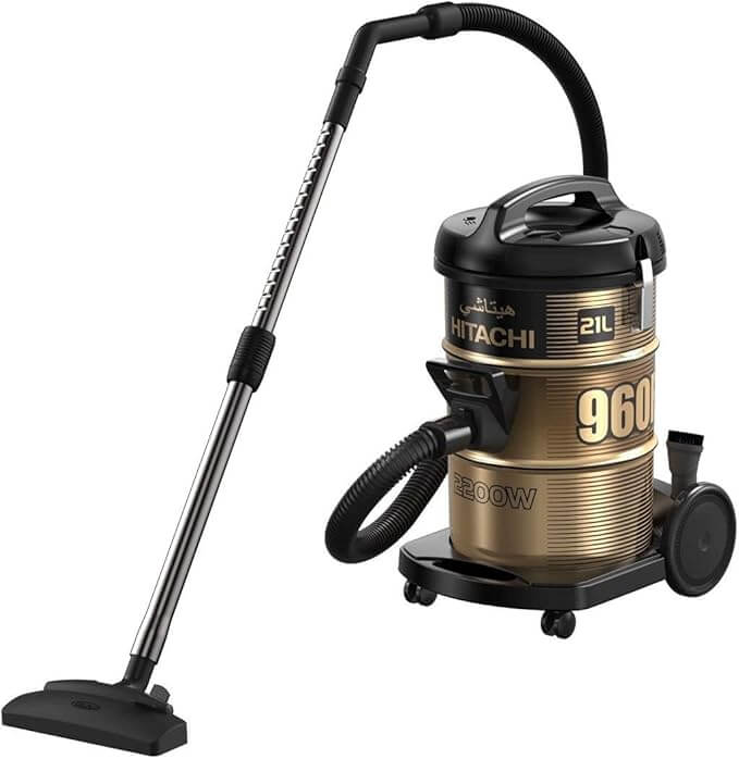 مكنسة كهربائية هيتاشي 2200 واط اسود CV-960F 240U2 BK