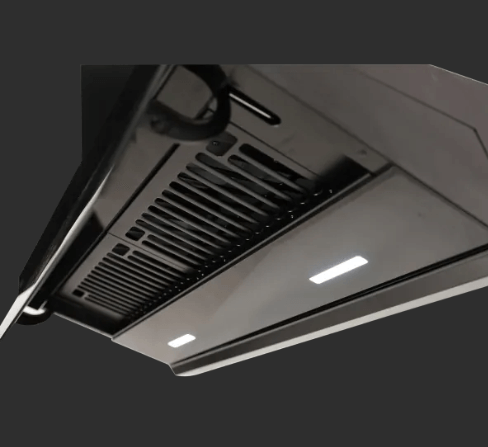 شفاط هاير مع مدخنة 90 سم زجاج اسود HH-GT6907GB