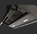 شفاط هاير مع مدخنة 90 سم زجاج اسود HH-GT6907GB