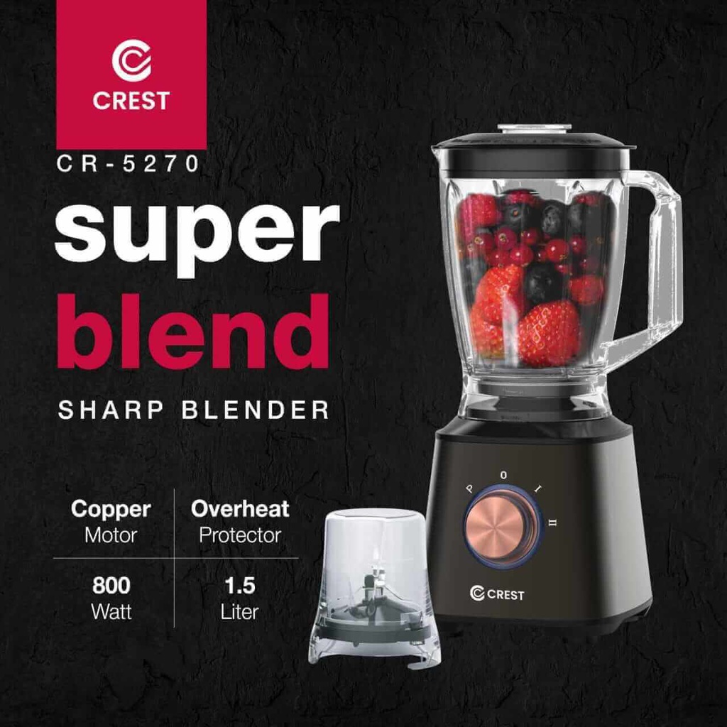 خلاط كرست 800 واط ضد الكسر CR-5270