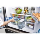 ثلاجة هيتاشي 4 ابواب 569 لتر زجاج اسود R-WB640VRS0 (GBK)