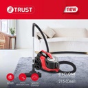 مكنسة كهربائية تراست 2200 واط احمر/اسود 03661-215