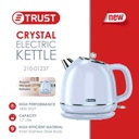 ابريق كهربائي تراست 1.8 لتر ازرق فاتح 01237-CRYSTAL 210