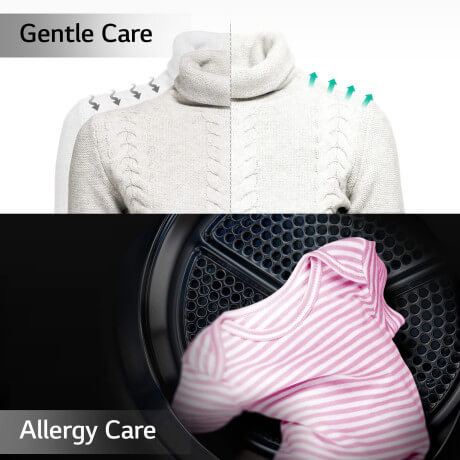 نشافة ال جي 9 كيلو مضخة حرارية ستانلس داكن VH2-B9B