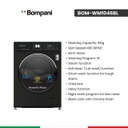 غسالة بمباني 10 كيلو اسود BOM-WM1046BL