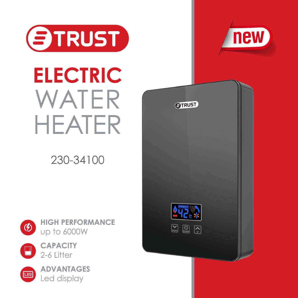 سخان ماء كهرباء تراست 6 لتر 34100-230