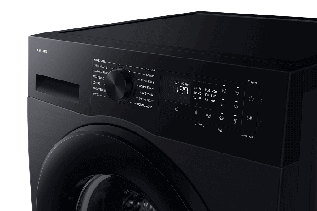 غسالة سامسونج 9 كيلو اسود WW90DG5U35ABPS