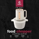 مفرمة خضار كرست 300 واط 3 لتر ستانلس CR-5261