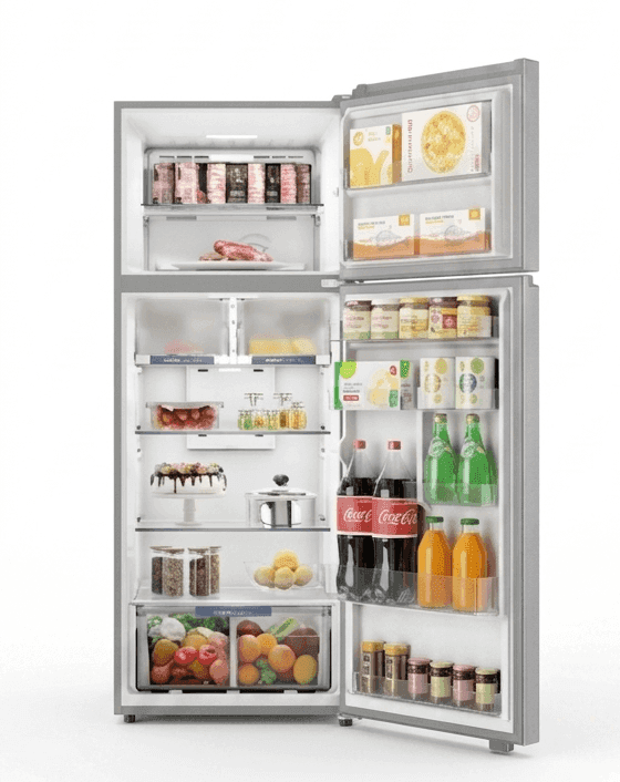 ثلاجة هاير 464 لتر ستانلس HRF-495FSS