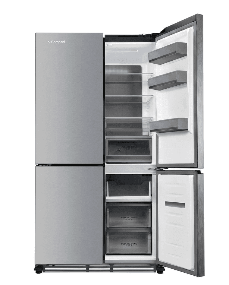 ثلاجة بمباني 4 ابواب 476 لتر ستانلس BOM-476 IX (Slot-in)