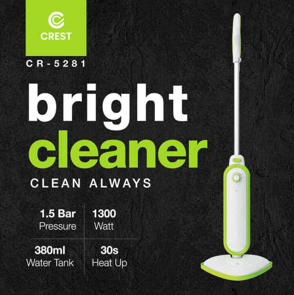 ماكنة غسيل الارضيات بالبخار كرست 1300 واط CR-5281
