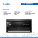 شفاط هاير مدمج 53 سم زجاج اسود HVQ-B6606BG