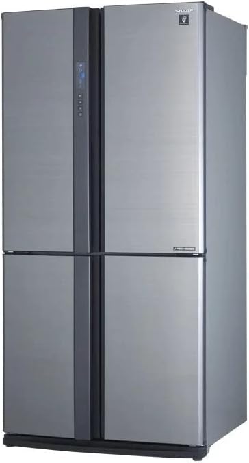ثلاجة شارب 4 ابواب 605 لتر ستانلس SJ-FE87V-SS5