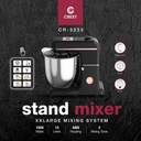 عجانة كرست 12 لتر 1500 واط ديجتال اسود CR-5333