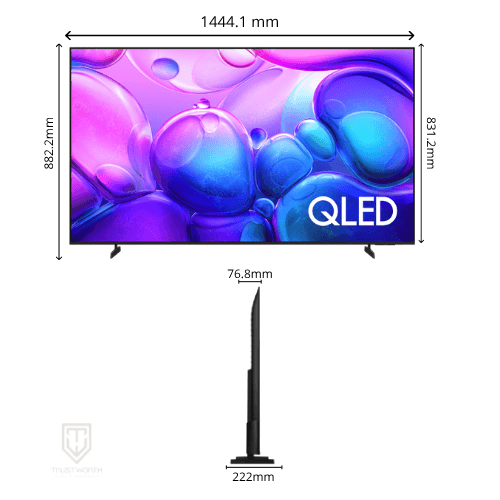 تلفزيون سامسونج حجم 65 أنش سمارت QE65Q6FAAUXIL