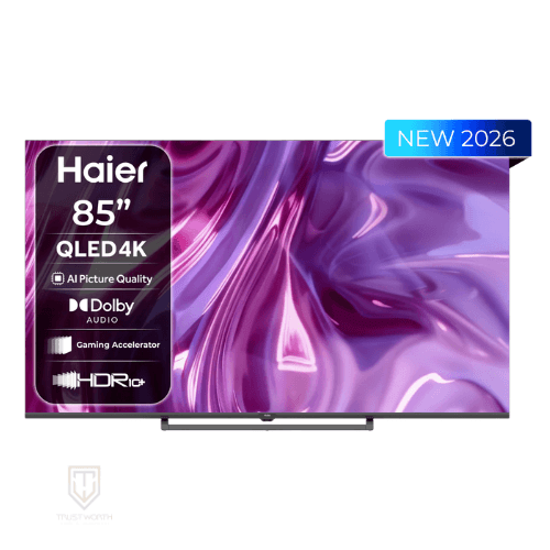 تلفزيون هاير حجم 85 أنش سمارت H85S80GUX