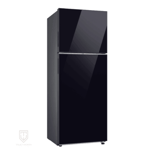 ثلاجة سامسونج 470 لتر زجاج اسود RT48CB6626BK (RT47CB662622ML)
