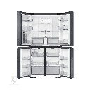 ثلاجة سامسونج 4 ابواب 649 لتر ستانلس اسود RF59C701EB1/EF
