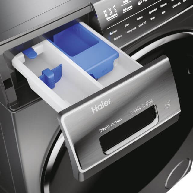 غسالة هاير 10 كيلو ستانلس داكن HW100-B14979S8