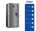 ثلاجة هاير 610 لتر ستانلس HRF 610 FSS