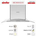 شفاط سيمفير مع مدخنة 60 سم زجاج SMF-ADC8630GLS-IX