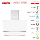 شفاط سيمفير مع مدخنة 60 سم زجاج ابيض SMF-ADC8668WHT-GLS