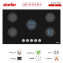 طباخ غاز سيمفير بلت ان 90 سم زجاج اسود SMF-ADC95GLS-BLK