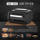 مقلى هوائي اي دي سي مع جريل ديجتال MS-202