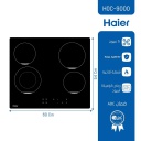 طباخ كهرباء هاير بلت ان 60 سم زجاج اسود HOC-9000