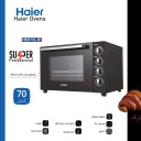 فرن توستر هاير 70 لتر زجاج اسود HEO70L-D1