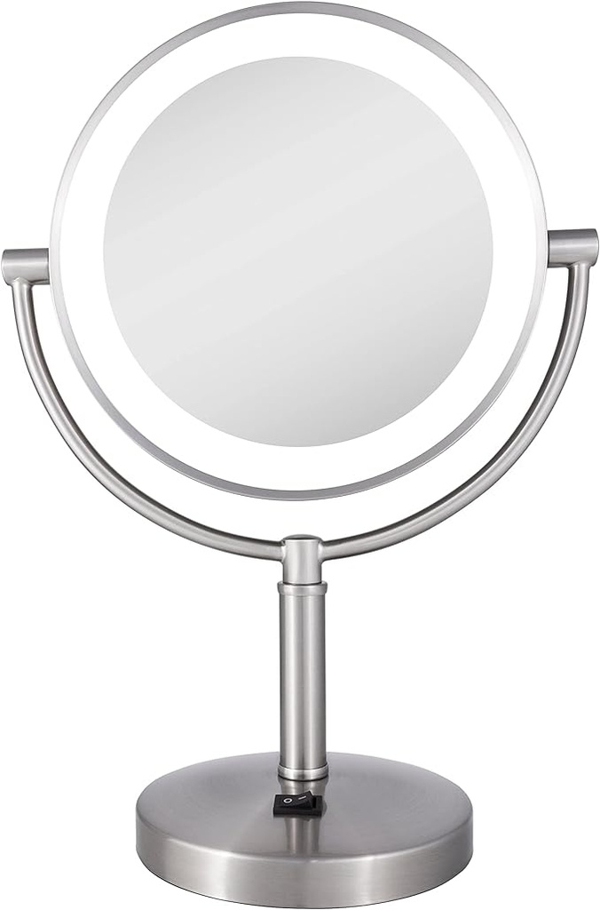 Magic Mirror MG-935L 6 Inch with Lighting Silver
