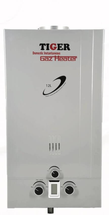Tiger Gas Water Heater JSD24-12HD 12Liter Silver
