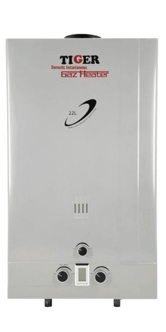 Tiger Gas Water Heater JSD24-22HD 22Liter Silver