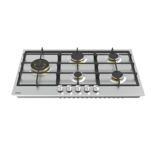 طباخ غاز هاير بلت ان 90 سم مواقد نحاسية ستانلس HOB-795SST1