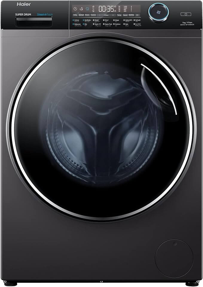 Haier Washing Machine HW150-BP14986ES8 15kg Dark Stainless