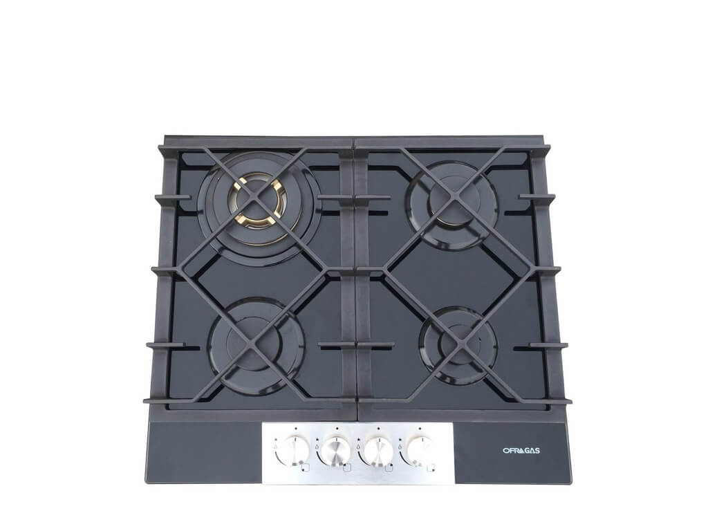 Ofragas Built-in Gas Hobs OF-604G2 60cm Black Glass