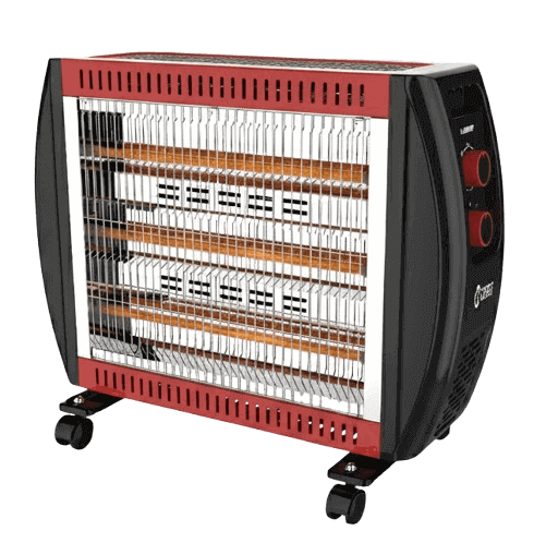 Crest Electric Heater CR-5194 Red/Black 2400Watt