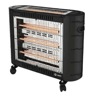 Crest Electric Heater CR-5195 Black 2400 Watt