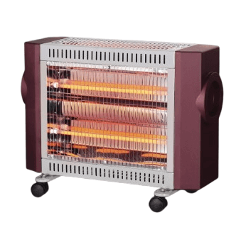 Crest Electric Heater CR-5080 Burgundy/White 1800 Watt